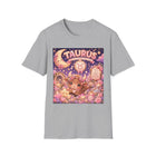 Taurus Kawaii Bull T-Shirt – Cute Zodiac Astrology Graphic Tee | Pastel Celestial Fantasy Bull Shirt | Taurus Horoscope Gift