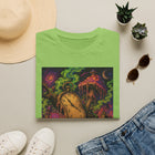 Melting Pocket Watch T-Shirt – Cannabis and Magic Mushroom Graphic Tee | Trippy Surreal Time Warp Shirt | Enchanted Haze Gift