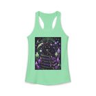 Reaper Kitty Spell Books Tank Top – Kawaii Pastel Goth Black Cat Tank with Scythe, Potions & Witchy Magic