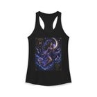 Pisces Celestial Moon Sorceress Tank Top – Mystical Zodiac Astrology Graphic Tank | Cosmic Fantasy Water Sign Summer Top | Pisces Horoscope Gift