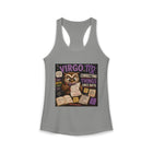 Virgo Correcting Things Since Birth Tank Top – Funny Zodiac Owl Graphic Tank | Cute Astrology Meme Sleeveless Shirt | Virgo Horoscope Gift