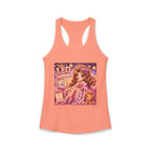 Leo Kawaii Princess Tank Top – Cute Zodiac Astrology Graphic Tank | Pastel Celestial Chibi Lion Summer Top | Leo Horoscope Gift