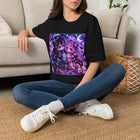 Kawaii Pastel Goth Bubble Tea Shirt – Cute But Cursed Anime Couple Tee with Skulls, Bats & Gothic Aesthetic