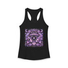 Pisces Celestial Gothic Crest Tank Top – Mystical Zodiac Astrology Graphic Tank | Moon & Roses Fantasy Summer Top | Pisces Horoscope Gift