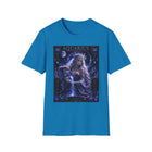 Aquarius Celestial Goddess Tank Top – Mystical Zodiac Astrology Graphic Tank | Cosmic Moon & Stars Summer Top | Aquarius Horoscope Gift