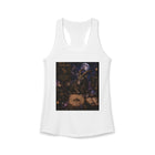 Capricorn Mystic Altar Goat Tank Top – Celestial Zodiac Astrology Graphic Tank | Witchy Moon Magic Fantasy Summer Top | Capricorn Horoscope Gift