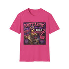 Sagittarius Bad Ideas Build Character T-Shirt – Funny Zodiac Lion Graphic Tee | Cute Astrology Meme Shirt | Sagittarius Horoscope Gift