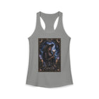 Cancer Crystal Ball Witch Tank Top – Mystical Zodiac Astrology Graphic Tank | Celestial Moon Magic Fantasy Summer Top | Cancer Horoscope Gift