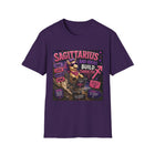 Sagittarius Bad Ideas Build Character T-Shirt – Funny Zodiac Lion Graphic Tee | Cute Astrology Meme Shirt | Sagittarius Horoscope Gift