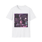 Kawaii Goth Bunny Bakery T-Shirt – Pastel Goth Dessert Shop Tee with Cupcakes, Skulls & Spooky Cute Vibes