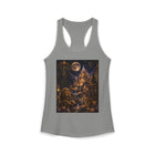 Leo Moonlit Lion Castle Tank Top – Mystical Zodiac Astrology Graphic Tank | Celestial Fantasy Kingdom Sleeveless Top | Leo Horoscope Gift
