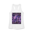 Capricorn Celestial Mountain Goat Tank Top – Mystical Zodiac Astrology Graphic Tank | Moonlit Fantasy Animal Summer Top | Capricorn Horoscope Gift