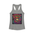 Mentally in Another Dimension Tank Top – Cannabis and Magic Mushroom Graphic Tank | Trippy Psychedelic Summer Top | Enchanted Haze Gift