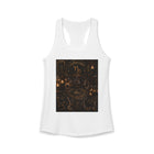 Capricorn Celestial Spell Circle Tank Top – Mystical Zodiac Astrology Graphic Tank | Witchy Moon Magic Summer Top | Capricorn Horoscope Gift