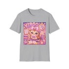 Virgo Kawaii Owl T-Shirt – Cute Zodiac Astrology Graphic Tee | Pastel Celestial Book Lover Owl Shirt | Virgo Horoscope Gift
