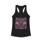 Leo Celestial Lion Crest Tank Top – Mystical Zodiac Astrology Graphic Tank | Moon & Stars Fantasy Summer Top | Leo Horoscope Gift