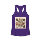 There's No Such Thing as Too Many Books Tank Top – Funny Book Lover Graphic Tank | Cute Literary Quote Summer Top | Reader Gift from The Bookworm’s Hideaway