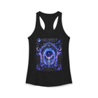 Aquarius Celestial Portal Tank Top – Mystical Zodiac Astrology Graphic Sleeveless Shirt | Cosmic Moon & Stars Summer Tank | Aquarius Horoscope Gift