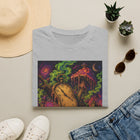 Melting Pocket Watch T-Shirt – Cannabis and Magic Mushroom Graphic Tee | Trippy Surreal Time Warp Shirt | Enchanted Haze Gift