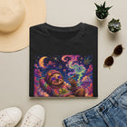 Stoner Sloth T-Shirt – Cannabis and Magic Mushroom Graphic Tee | Trippy Psychedelic Sloth Shirt | Enchanted Haze Gift