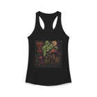 Puff Past the Fear Tank Top – Cannabis and Magic Mushroom Graphic Tank | Spooky Psychedelic Stoner Summer Top | Enchanted Haze Gift