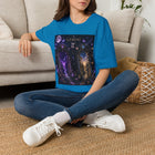 Gemini Celestial Twin Portals T-Shirt – Mystical Zodiac Astrology Graphic Tee | Cosmic Moon & Magic Fantasy Shirt | Gemini Horoscope Gift