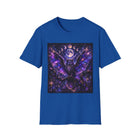 Celestial Owl T-Shirt – Moon Phase & Galaxy Owl Graphic Tee | Whimsical Fairycore Fantasy Shirt | Fairy Dust & Moonbeams Gift