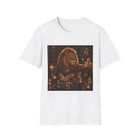 Leo Majestic Celestial Lion T-Shirt – Mystical Zodiac Astrology Graphic Tee | Golden Moon Magic Fantasy Shirt | Leo Horoscope Gift