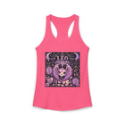 Leo Kawaii Lion Tank Top – Cute Zodiac Astrology Graphic Tank | Pastel Celestial Lion Summer Top | Leo Horoscope Gift