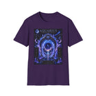 Aquarius Celestial Portal T-Shirt – Mystical Zodiac Astrology Graphic Shirt | Cosmic Moon & Stars Tee | Aquarius Horoscope Gift
