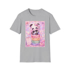 Kawaii Panda Macaron T-Shirt – Cute Pastel Panda Graphic Tee | Sweet Dessert Animal Shirt | Candycore Cutiecore Gift