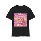 Virgo Kawaii Owl T-Shirt – Cute Zodiac Astrology Graphic Tee | Pastel Celestial Book Lover Owl Shirt | Virgo Horoscope Gift