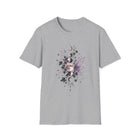 Celestial Fairy Wings T-Shirt – Moon Phase & Purple Butterfly Graphic Tee | Whimsical Fairycore Fantasy Shirt | Fairy Dust & Moonbeams Gift