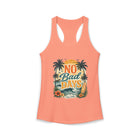 No Bad Days Tank Top – Retro Beach Sunset Graphic Tank | Tropical Surf & Palm Tree Summer Top | Coastal Vacation Gift