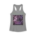 Gemini Celestial Bunny Crest Tank Top – Cute Zodiac Astrology Graphic Tank | Mystical Moon & Stars Rabbit Summer Top | Gemini Horoscope Gift