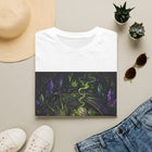 Dragon Hoard T-Shirt – Cannabis and Magic Mushroom Graphic Tee | Psychedelic Crystal Dragon Shirt | Enchanted Haze Gift