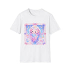 Kawaii Axolotl Milkshake T-Shirt – Cute Pastel Axolotl Dessert Graphic Tee | Sweet Candycore Drink Shirt | Cutiecore Gift