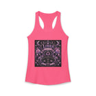Libra Celestial Gothic Crest Tank Top – Mystical Zodiac Astrology Graphic Tank | Moon & Roses Fantasy Summer Top | Libra Horoscope Gift