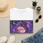 Celestial Dragon Moon T-Shirt – Purple Fantasy Dragon & Full Moon Graphic Tee | Whimsical Fairycore Magic Shirt | Fairy Dust & Moonbeams Gift