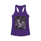 Libra Celestial Twin Foxes Tank Top – Mystical Zodiac Astrology Graphic Tank | Moonlit Fantasy Fox Summer Top | Libra Horoscope Gift