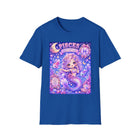 Pisces Kawaii Mermaid Girl T-Shirt – Cute Zodiac Astrology Graphic Tee | Pastel Celestial Fantasy Mermaid Shirt | Pisces Horoscope Gift
