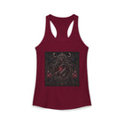 Scorpio Celestial Gothic Crest Tank Top – Mystical Zodiac Astrology Graphic | Dark Fantasy Emblem | Scorpio Horoscope Gift