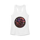 Psychedelic Moon Goddess Tank Top – Cannabis and Magic Mushroom Graphic Tank | Trippy Witchy Summer Top | Enchanted Haze Gift