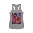 Stoner Sloth Tank Top – Cannabis and Magic Mushroom Graphic Tank | Trippy Psychedelic Sloth Summer Top | Enchanted Haze Gift