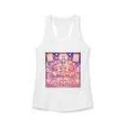Gemini Kawaii Twin Girls Tank Top – Cute Zodiac Astrology Graphic Tank | Pastel Celestial Chibi Summer Top | Gemini Horoscope Gift