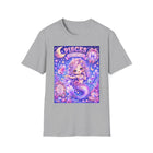 Pisces Kawaii Mermaid Girl T-Shirt – Cute Zodiac Astrology Graphic Tee | Pastel Celestial Fantasy Mermaid Shirt | Pisces Horoscope Gift