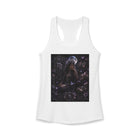 Virgo Celestial Moon Priestess Tank Top – Mystical Zodiac Astrology Graphic Tank | Dark Fantasy Moon Magic Summer Top | Virgo Horoscope Gift