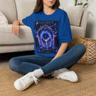 Aquarius Celestial Portal T-Shirt – Mystical Zodiac Astrology Graphic Shirt | Cosmic Moon & Stars Tee | Aquarius Horoscope Gift
