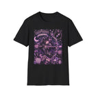 Sagittarius Pastel Goth Girl T-Shirt – Cute Zodiac Astrology Graphic Tee | Celestial Gothic Anime Shirt | Sagittarius Horoscope Gift