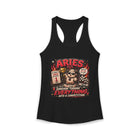 Aries Somehow Turning Everything Into a Competition Tank Top – Funny Zodiac Ram Graphic Tank | Sassy Astrology Meme Summer Top | Aries Horoscope Gift
